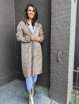 Regenjas Panter Beige