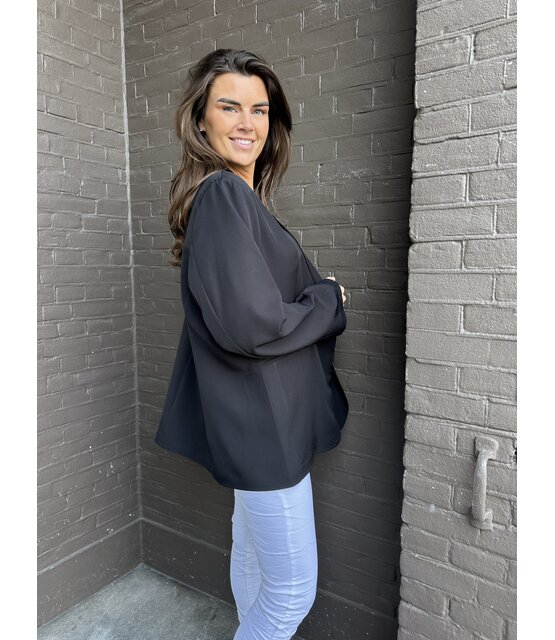 Blazer Dion Plussize zwart