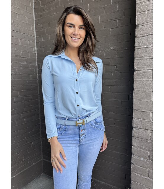 Blouse Demy Lichtblauw