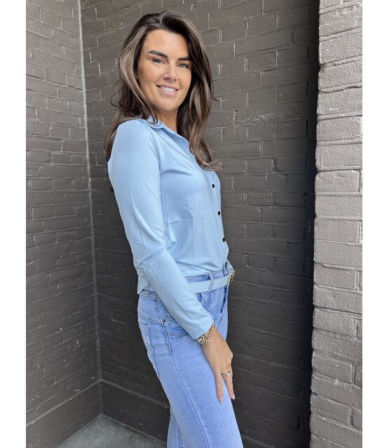 Blouse Demy Lichtblauw