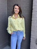 Blouse Love geel