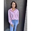 Blouse Love roze