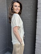 Top Bonjour beige