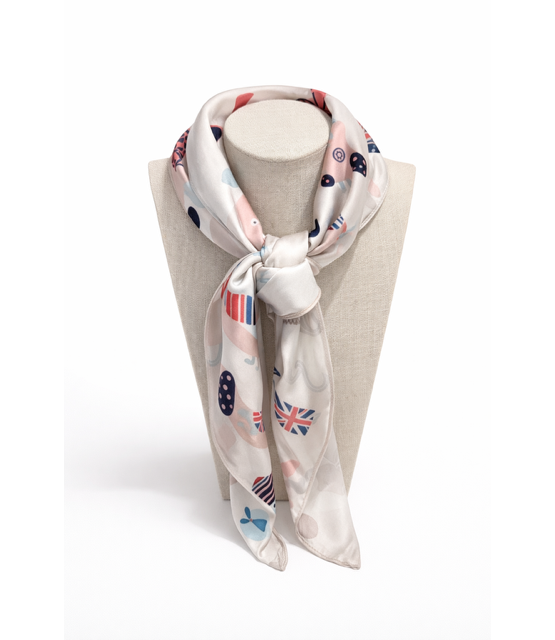 Sjaal Teckel 2 Champagne