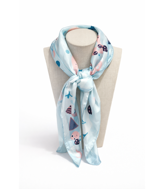 Sjaal Teckel 2 Blauw