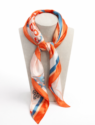 Sjaal Flower Oranje