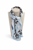 Sjaal  Wild Love Blauw