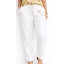 Broek Palmboom Wit