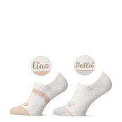 Sokken Ciao bella Beige 2 paar