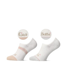 Sokken Ciao bella Beige 2 paar