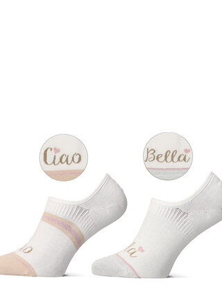 Sokken Ciao bella Beige 2 paar