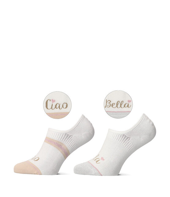 Sokken Ciao bella Beige 2 paar