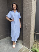 Jurk Bohemian Streep