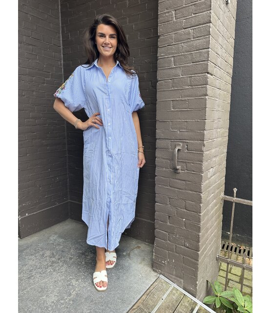 Jurk Bohemian Streep
