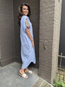 Jurk Bohemian Streep
