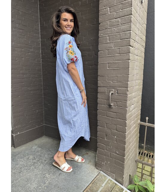 Jurk Bohemian Streep