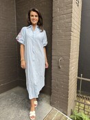 Jurk Bohemian Blauw