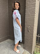 Jurk Bohemian Blauw