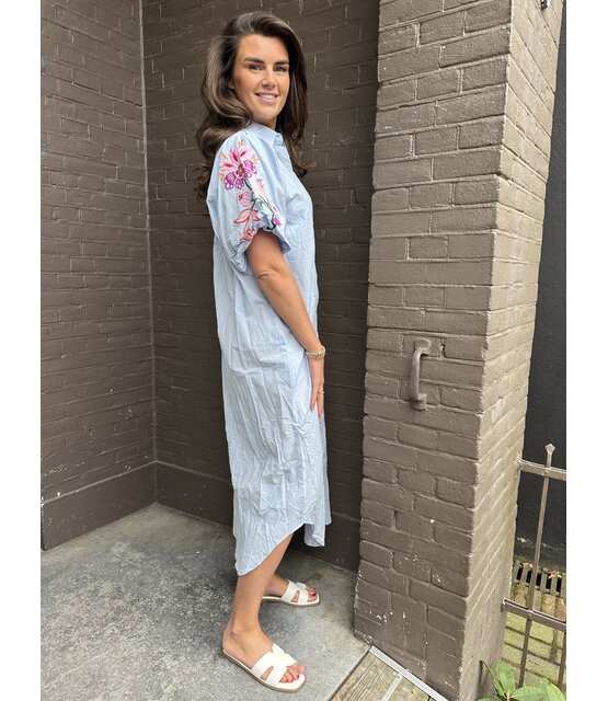 Jurk Bohemian Blauw