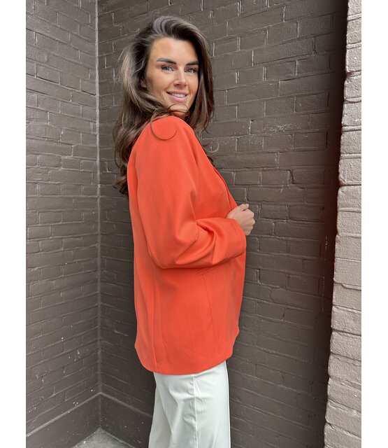 Blazer Dion oranje Plussize