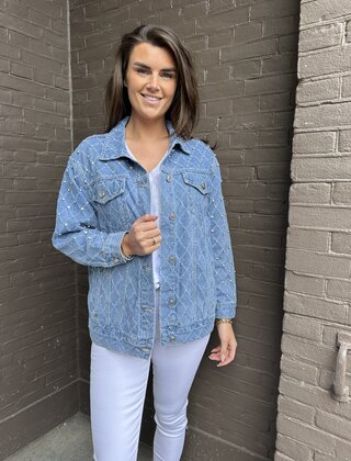 Jas Denim Oversized Diamond
