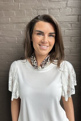 Sjaal Plus Parel Ketting Panter Bruin