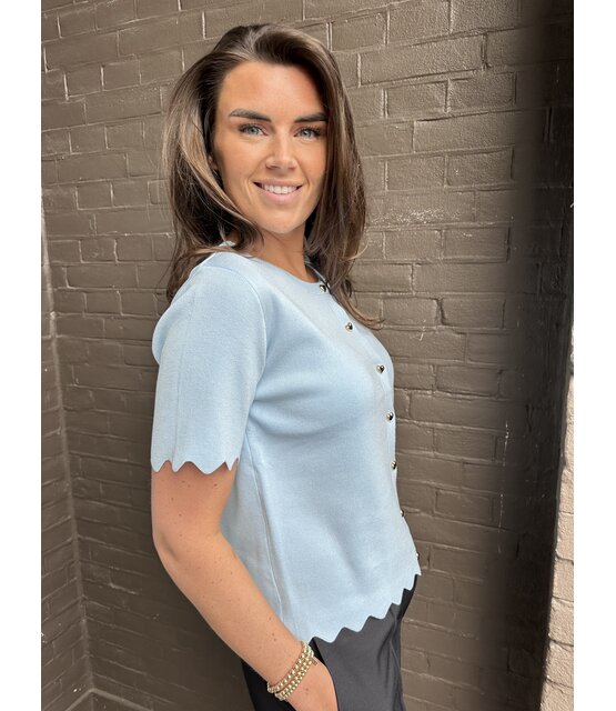 Top/Vest Laurie Blauw