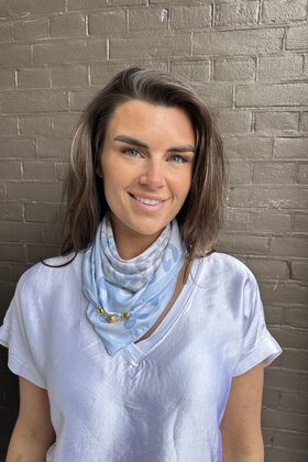 Sjaal Panter Blauw Magneet