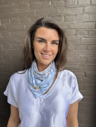 Sjaal Panter Blauw Magneet