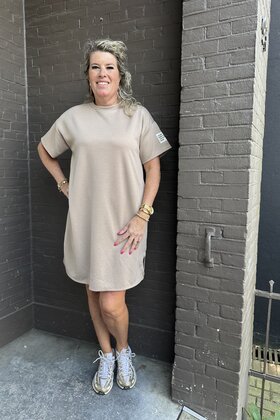 Jurk Jog Taupe