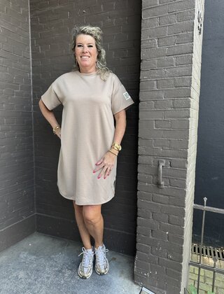 Jurk Jog Taupe