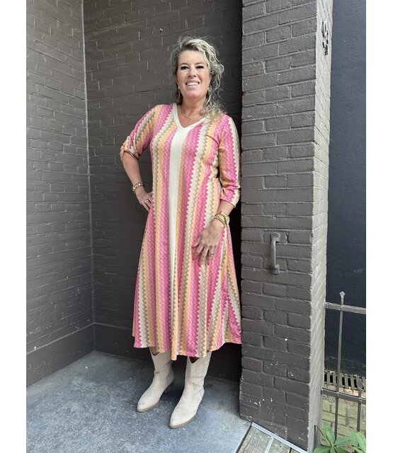 Jurk Retro Roze