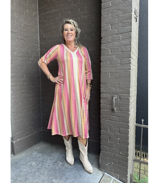 Jurk Retro Roze