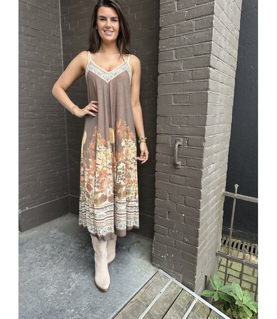 Jurk Riviera Bruin
