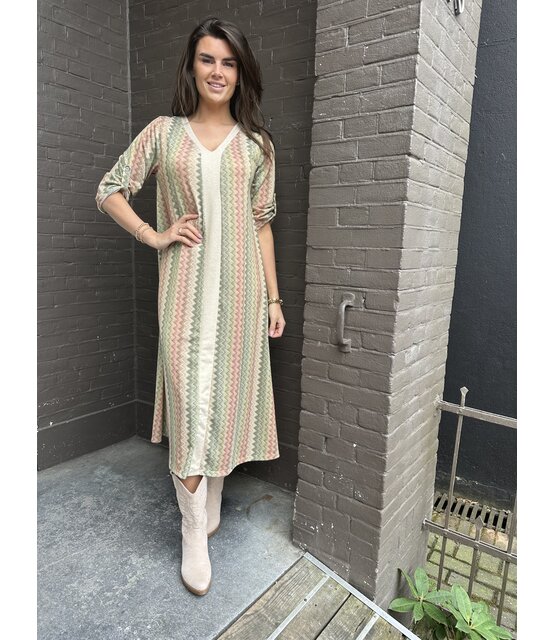 Jurk Retro groen