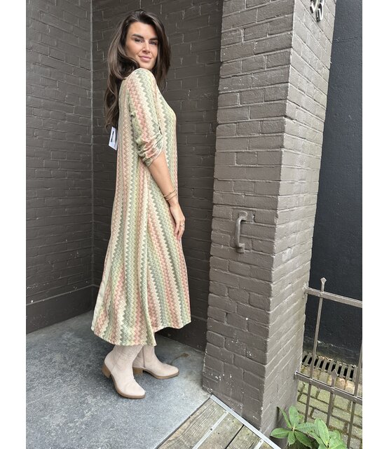 Jurk Retro groen