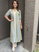Jurk Retro Blauw