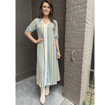Jurk Retro Blauw