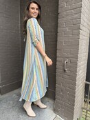 Jurk Retro Blauw
