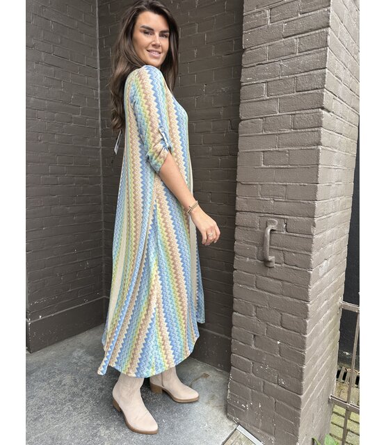 Jurk Retro Blauw