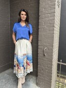 Top Sanne Cobalt Blauw