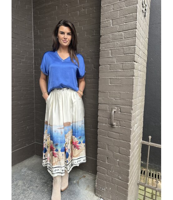 Top Sanne Cobalt Blauw