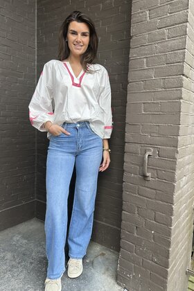 Jeans Wide Leg Extra Lang
