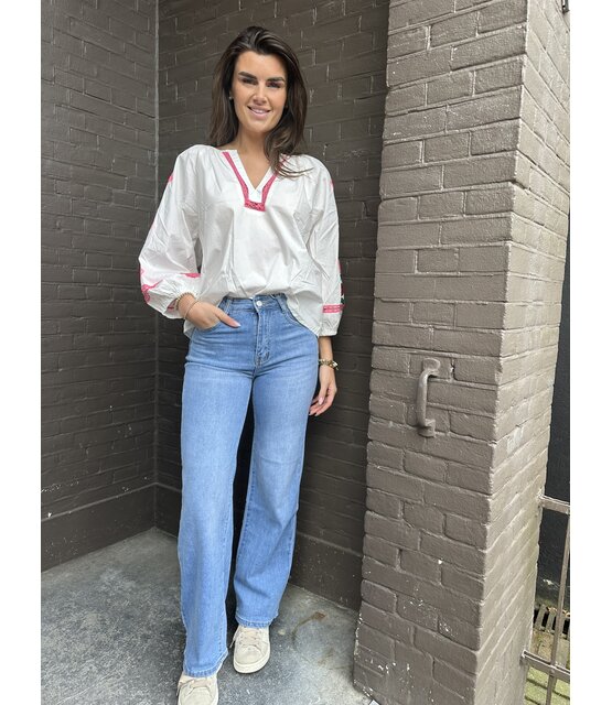 Jeans Wide Leg Extra Lang