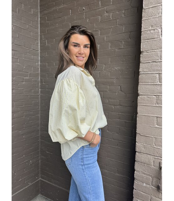 Blouse Paris geel