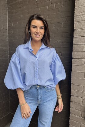 Blouse Paris Blauw