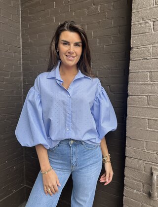 Blouse Paris Blauw