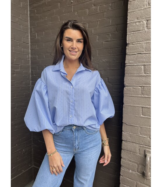Blouse Paris Blauw