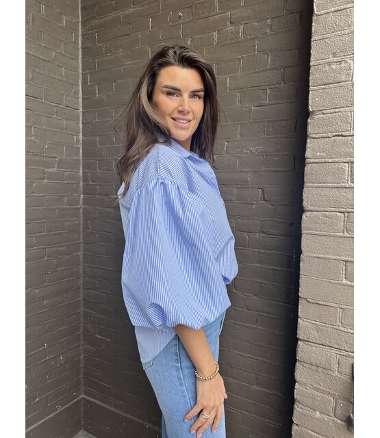Blouse Paris Blauw
