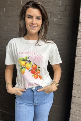 T-shirt La dolce Roze